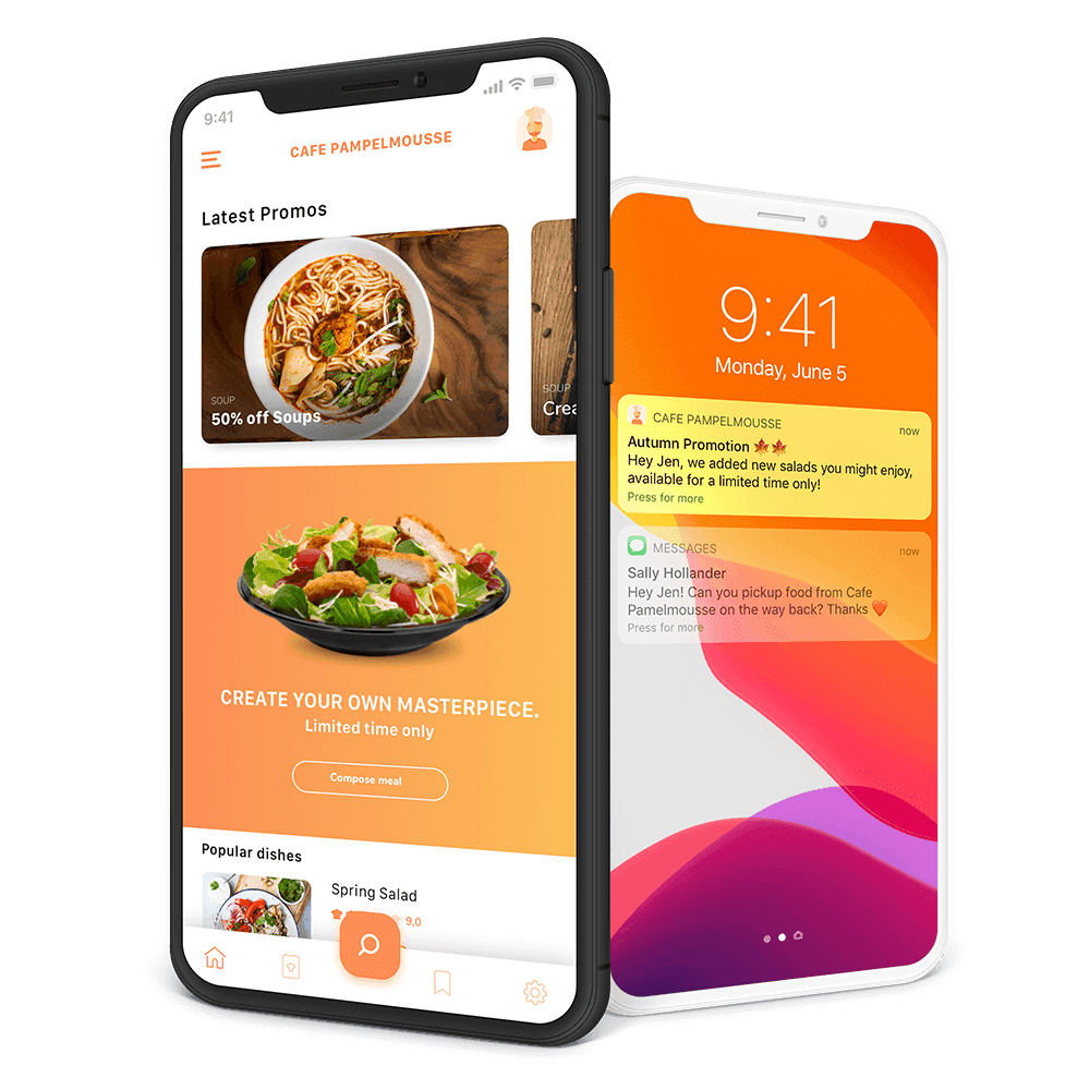 Dreamplate app mockup photo